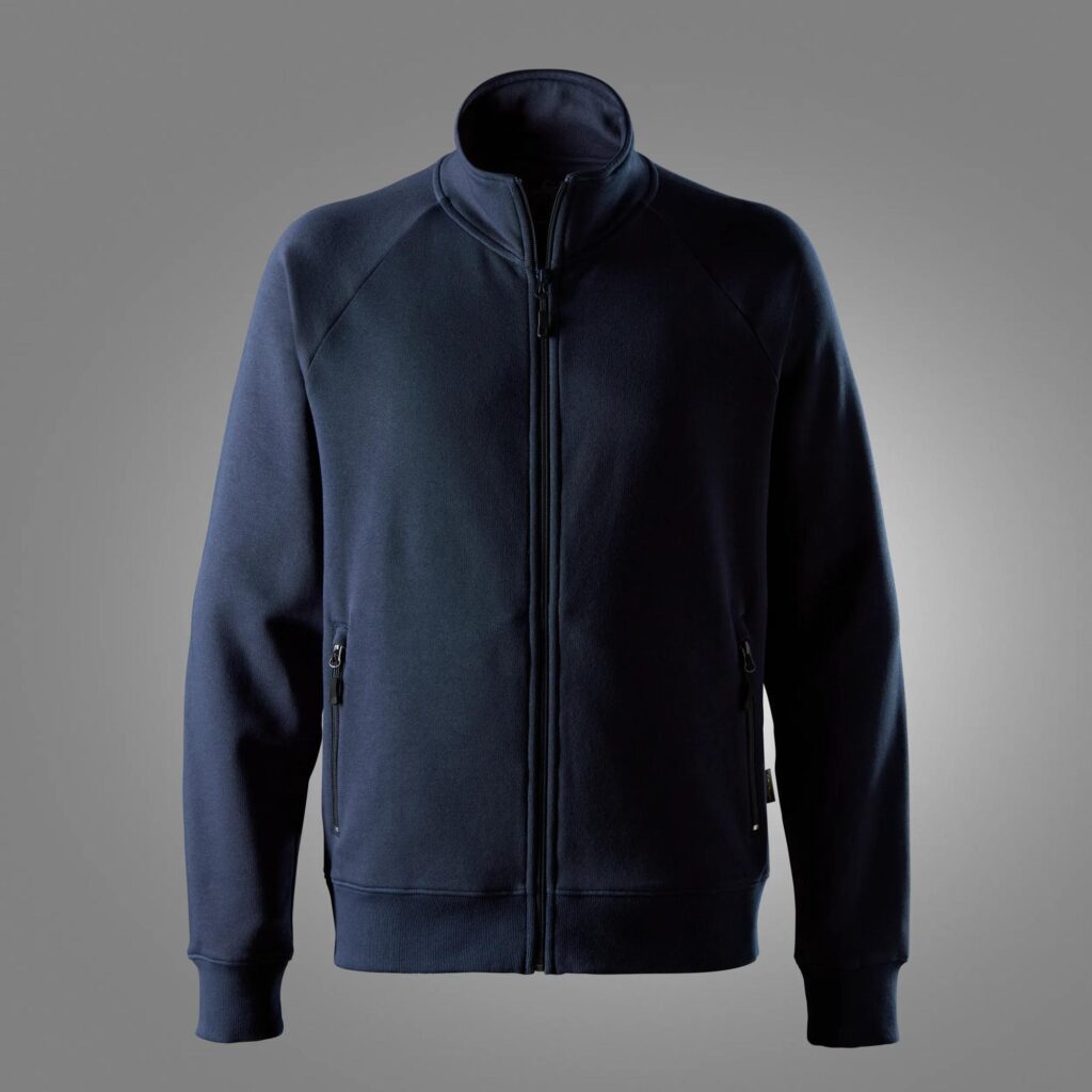 Klassisk sweatshirtjakke
