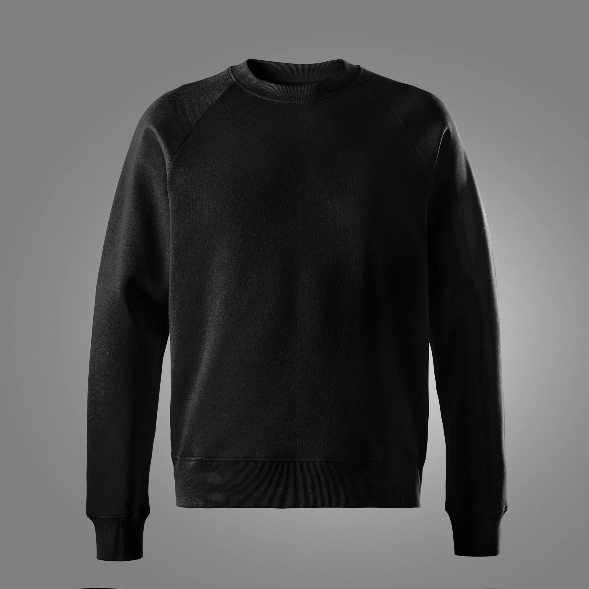 Klassisk sweatshirt med rund hals