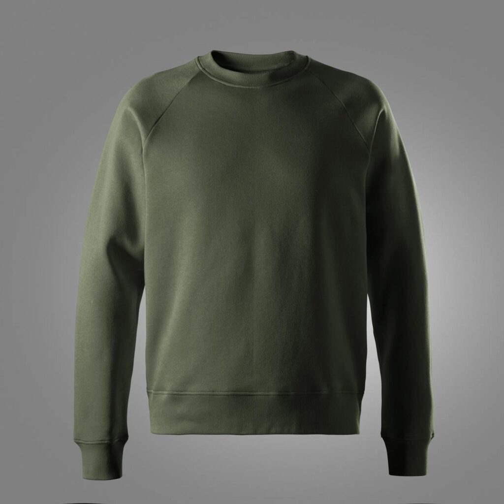 Klassisk sweatshirt med rund hals