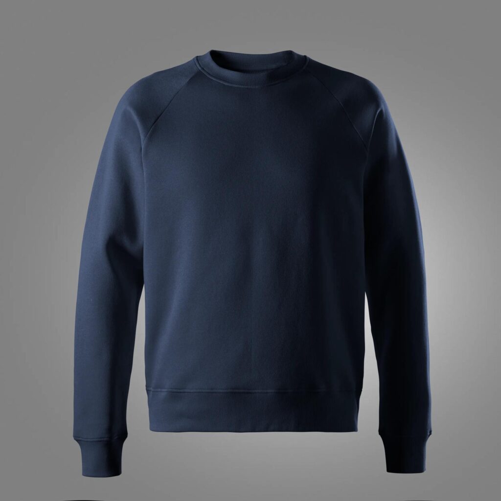 Klassisk sweatshirt med rund hals