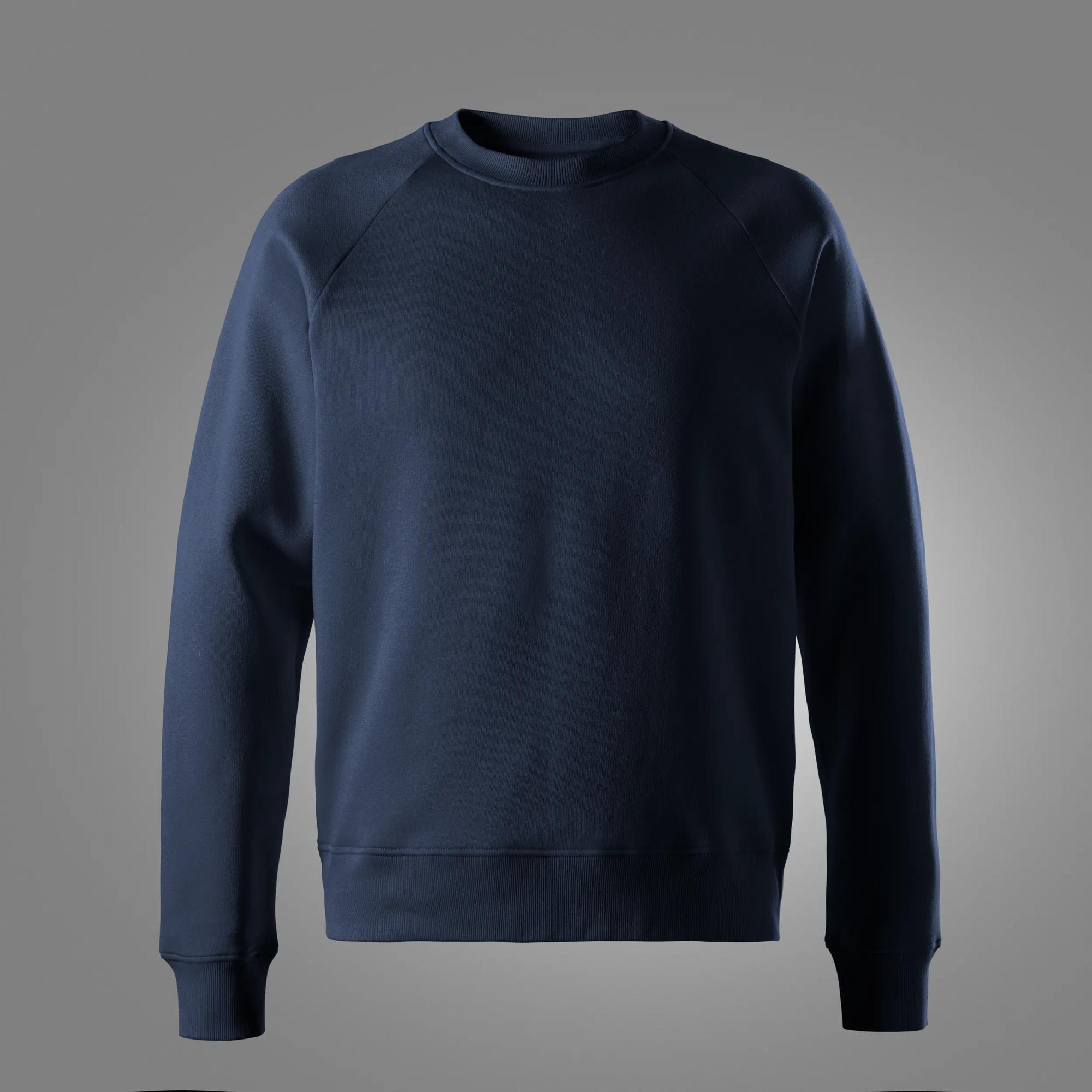 Klassisk sweatshirt med rund hals