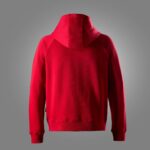 Klassisk sweatshirt med hætte og lang lynlås