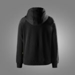 Klassisk sweatshirt til kvinder med lynlås og hætte