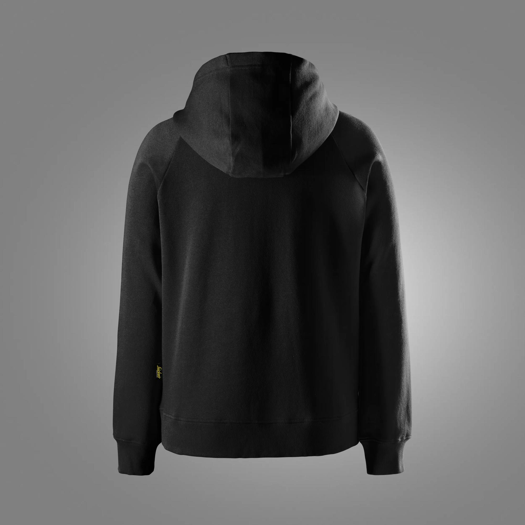 Klassisk sweatshirt til kvinder med lynlås og hætte