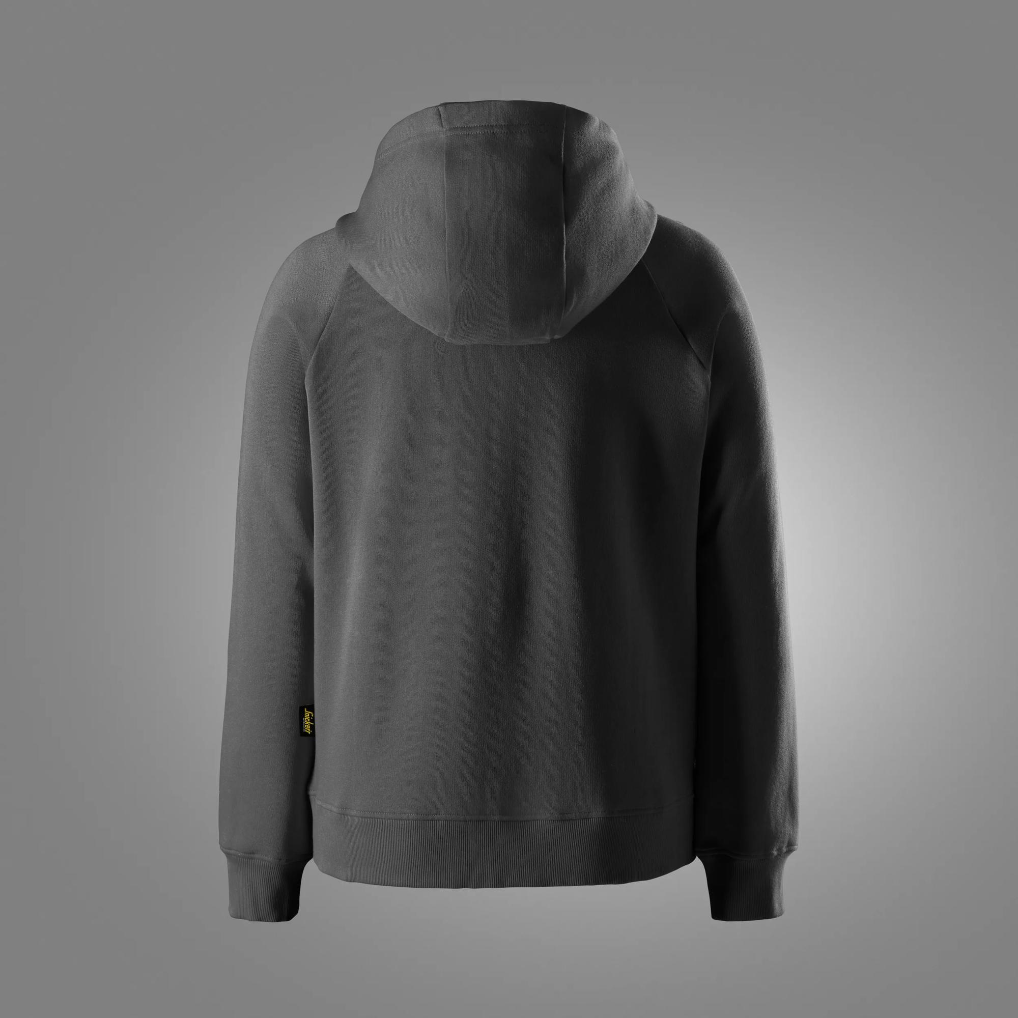 Klassisk sweatshirt til kvinder med lynlås og hætte
