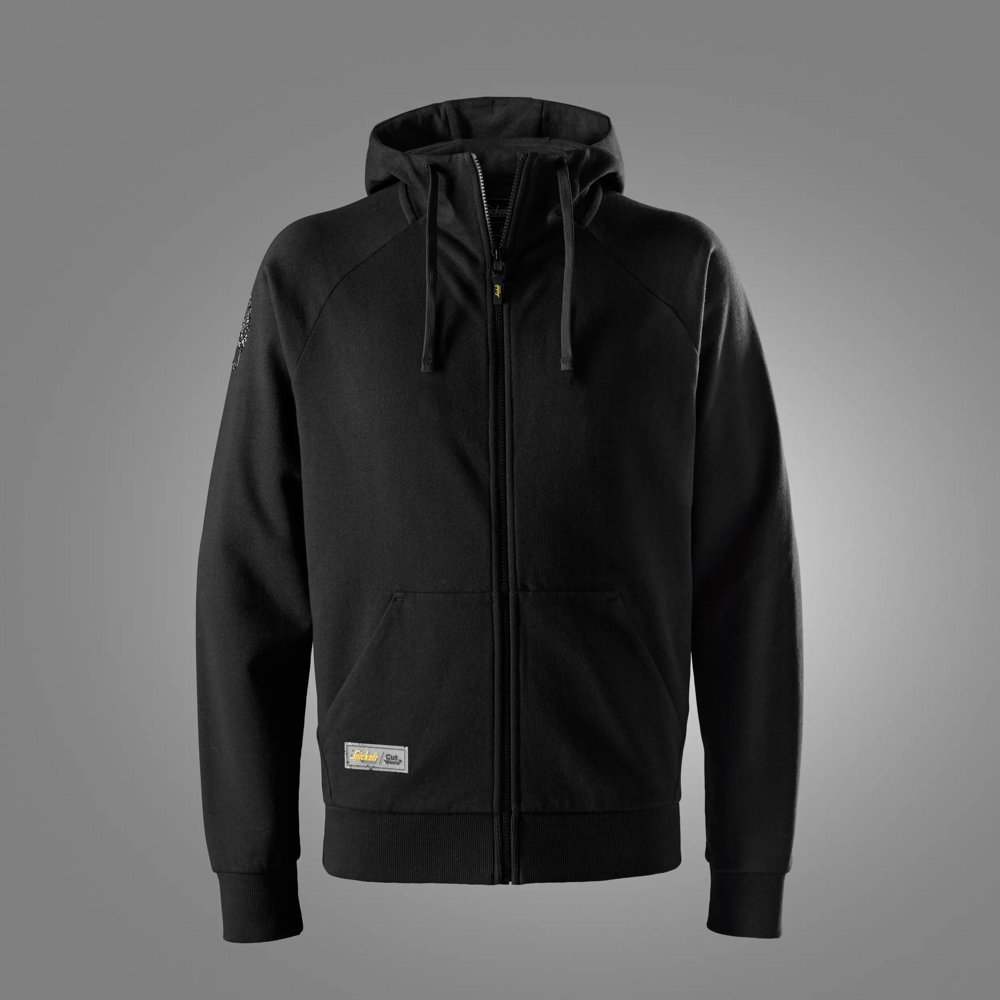 CutWaste™ sweatshirt med hætte og lang lynlås
