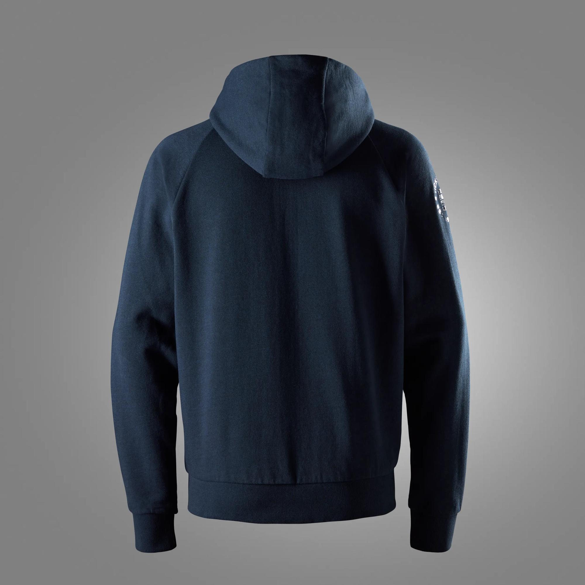 CutWaste™ sweatshirt med hætte og lang lynlås
