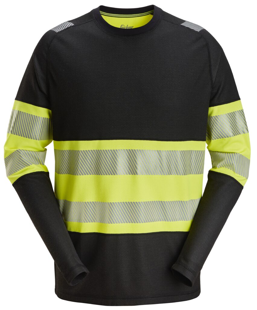 High-Vis, Langærmet T-shirt, klasse 1