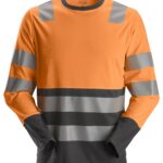High-Vis, Langærmet T-shirt, klasse 2