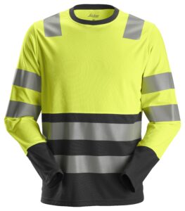 High-Vis, Langærmet T-shirt, klasse 2