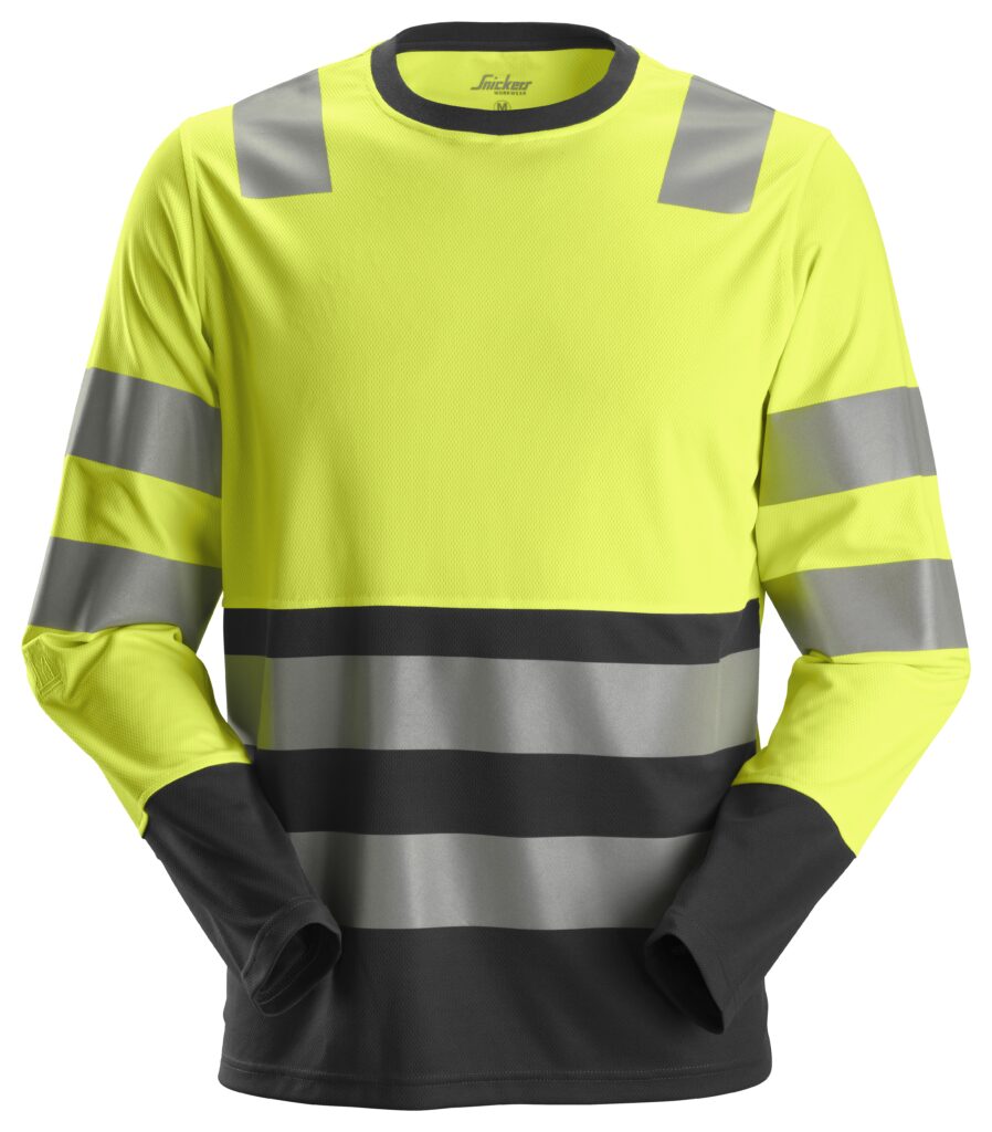 High-Vis, Langærmet T-shirt, klasse 2