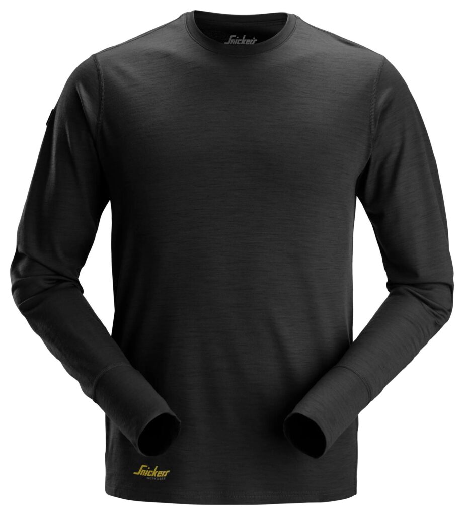 AllroundWork, Langærmet T-shirt i uld