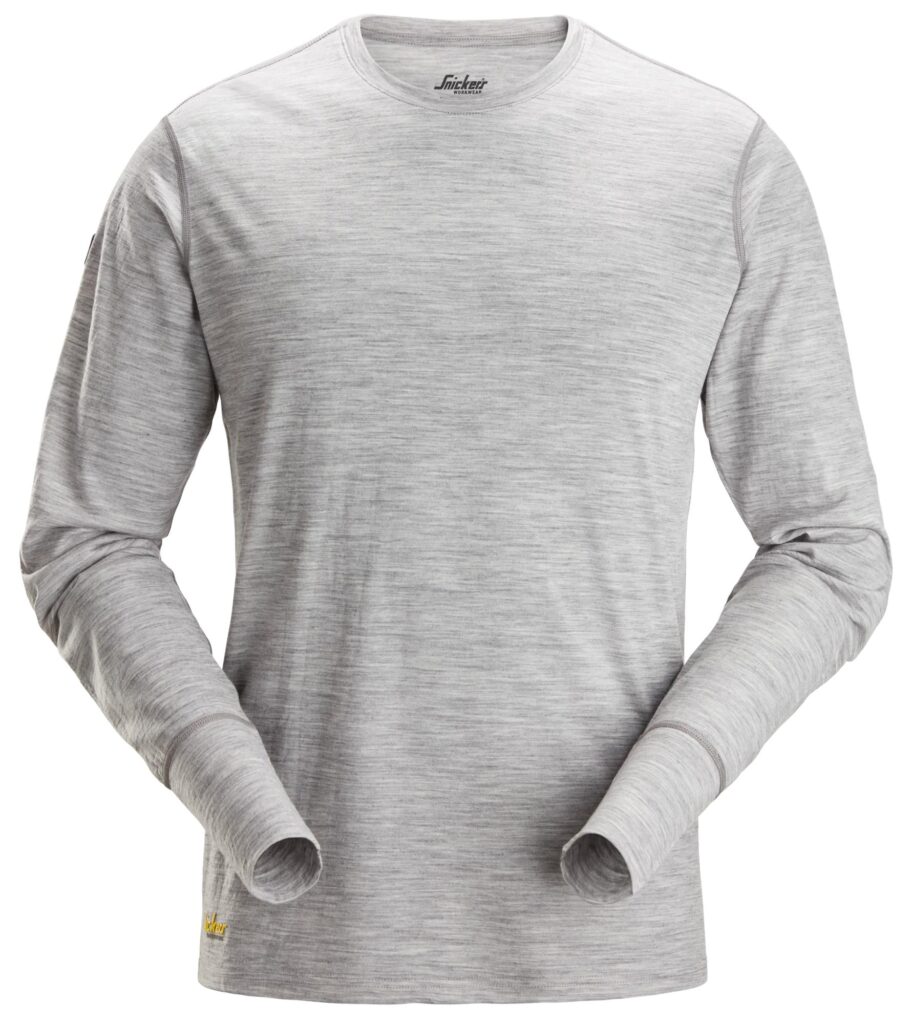 AllroundWork, Langærmet T-shirt i uld