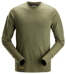 AllroundWork, Langærmet T-shirt i uld
