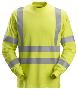 ProtecWork, High-Vis langærmet T-shirt, klasse 3