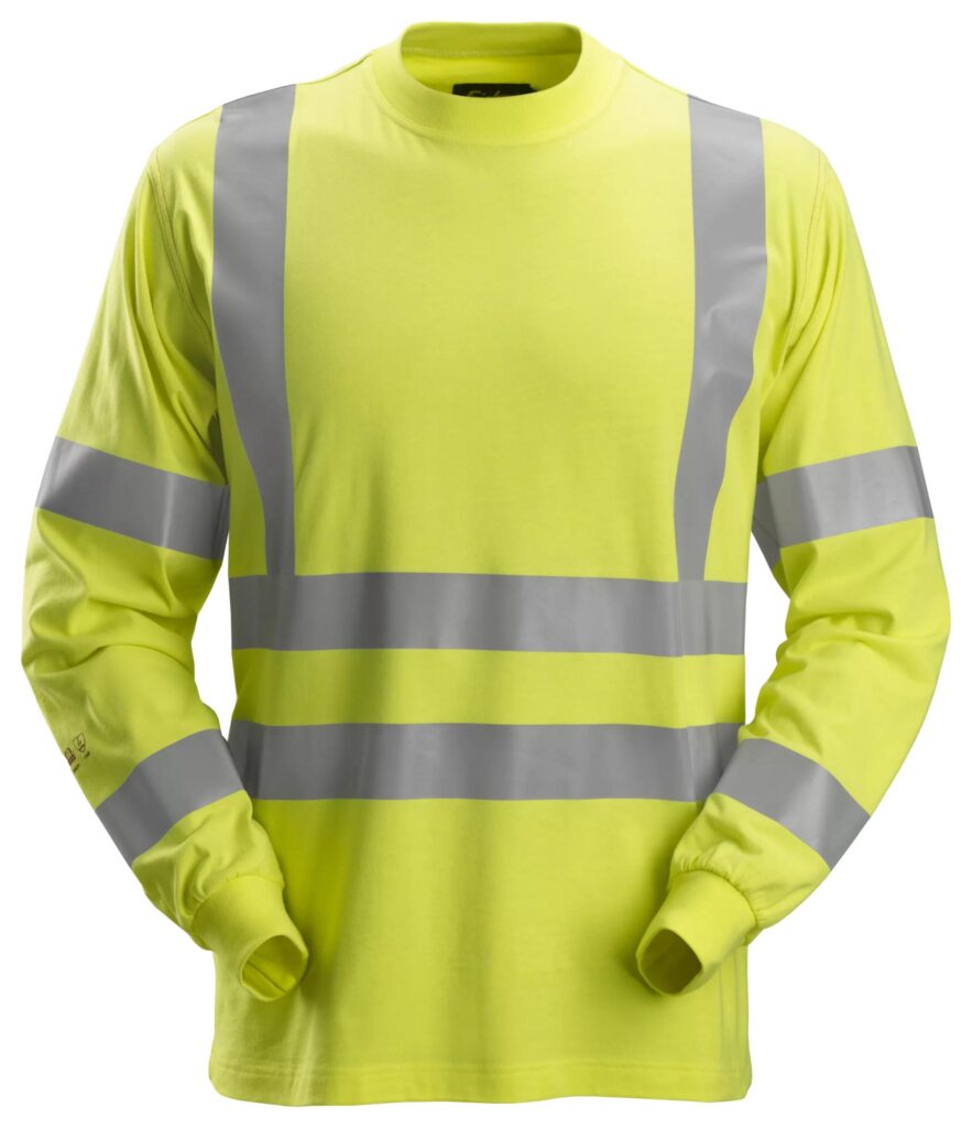 ProtecWork, High-Vis langærmet T-shirt, klasse 3