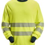 ProtecWork, High-Vis langærmet T-shirt, klasse 3