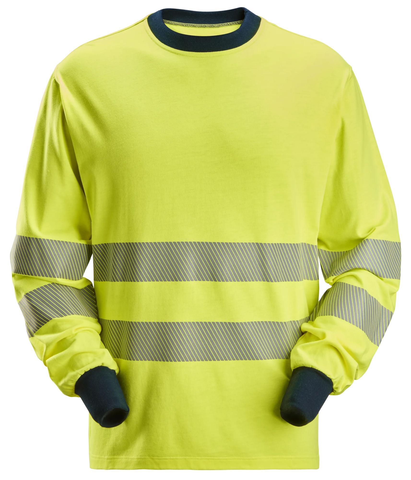ProtecWork, High-Vis langærmet T-shirt, klasse 3