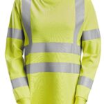 ProtecWork, langærmet dame T-shirt, High-Vis klasse 3/2