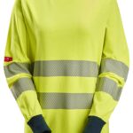ProtecWork, langærmet dame T-shirt, High-Vis klasse 3/2