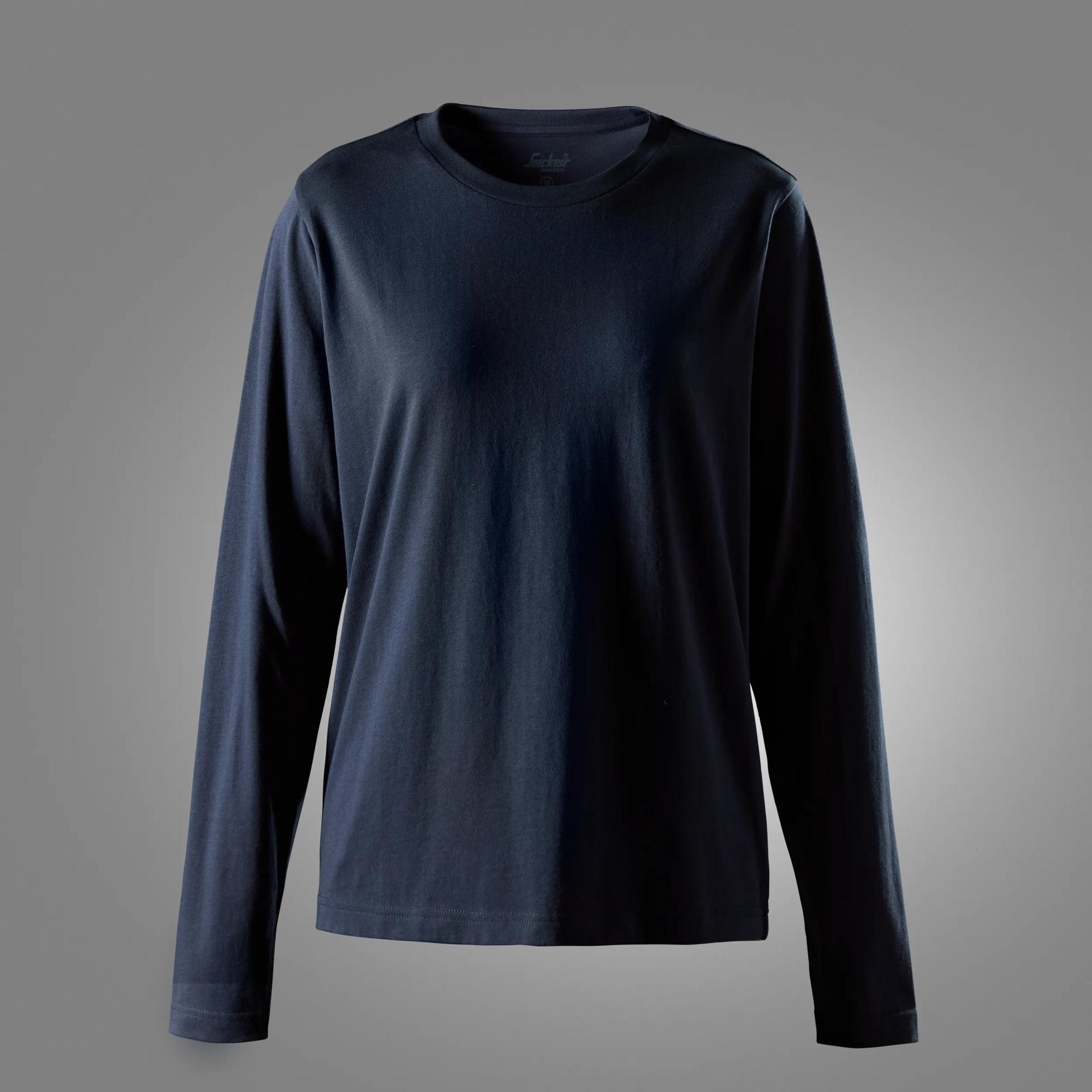 Klassisk langærmet T-shirt til kvinder