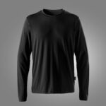 Klassisk langærmet T-shirt