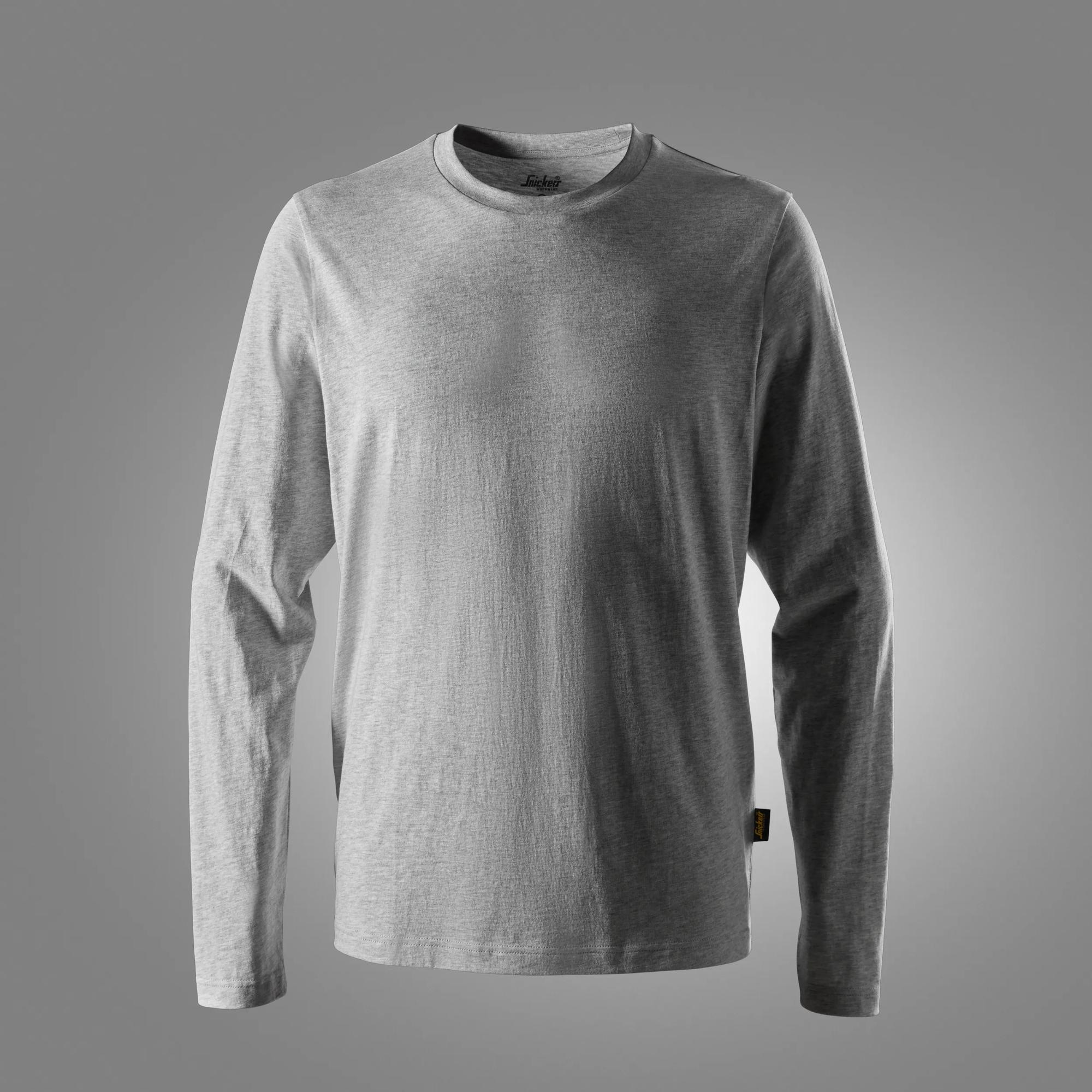 Klassisk langærmet T-shirt
