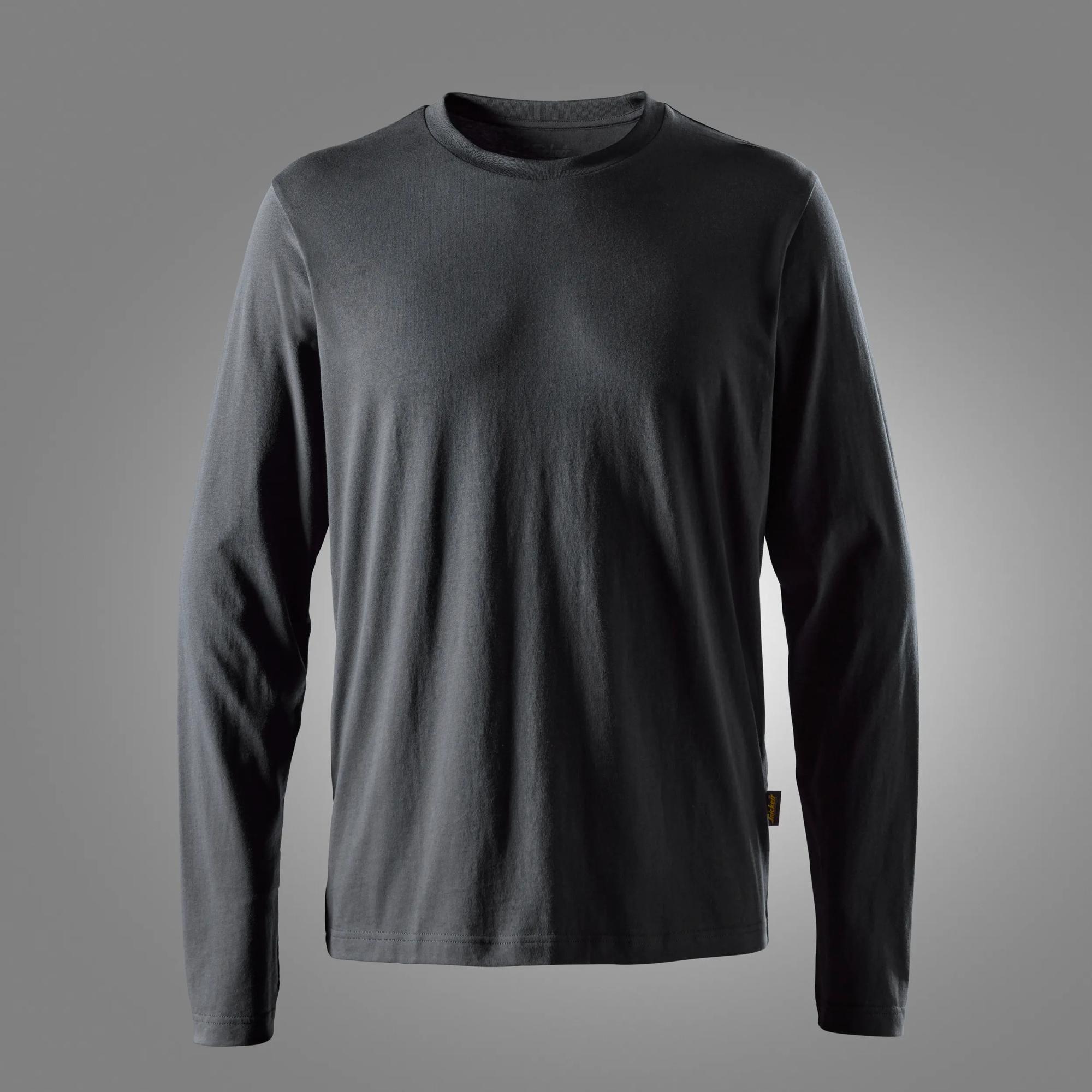 Klassisk langærmet T-shirt