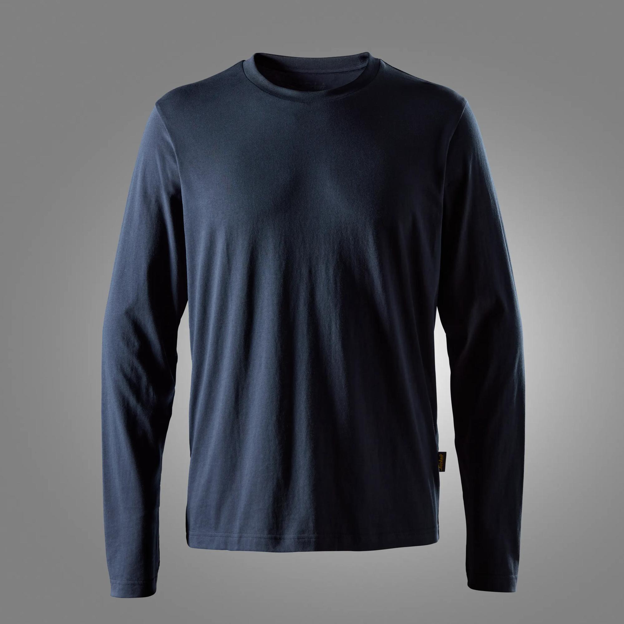 Klassisk langærmet T-shirt