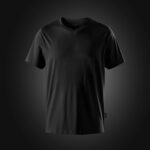 Klassisk T-shirt med V-hals