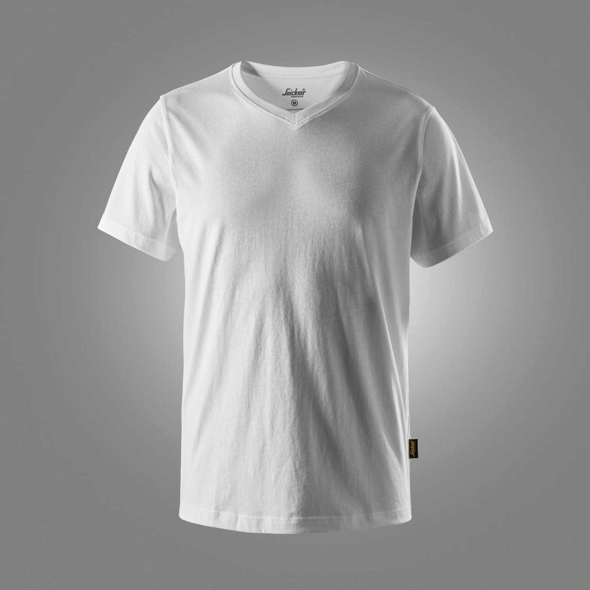 Klassisk T-shirt med V-hals