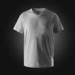 Klassisk T-shirt med V-hals