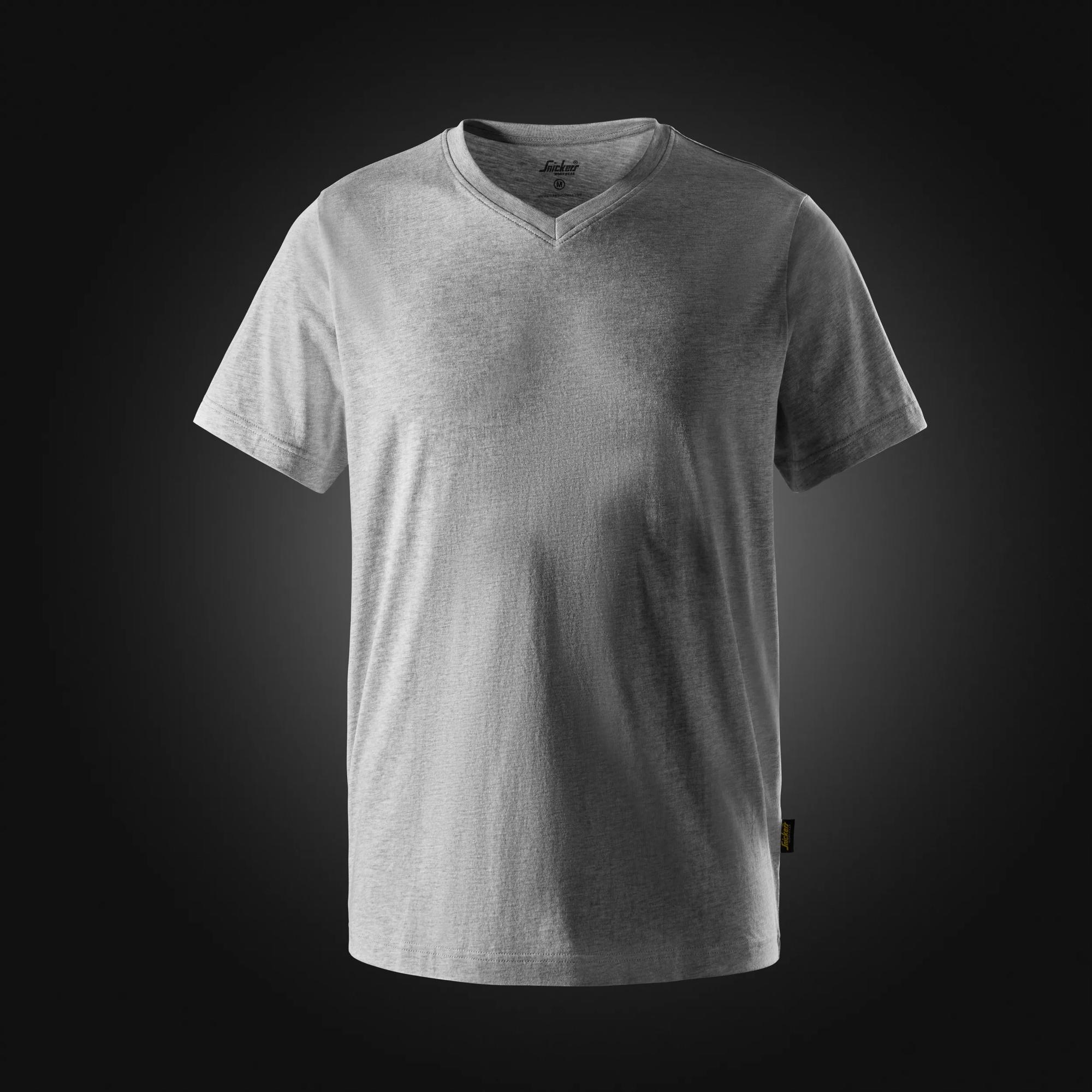 Klassisk T-shirt med V-hals