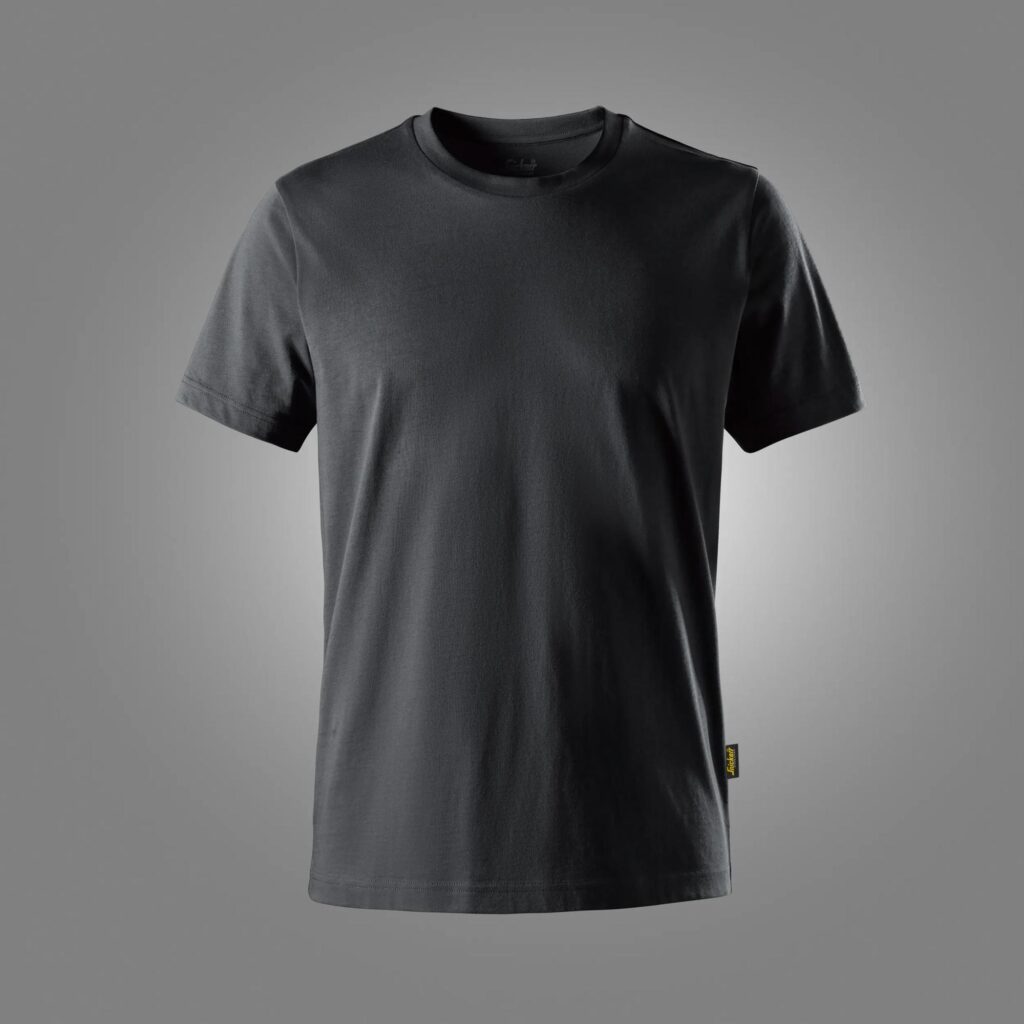 Klassisk T-shirt i økologisk bomuld