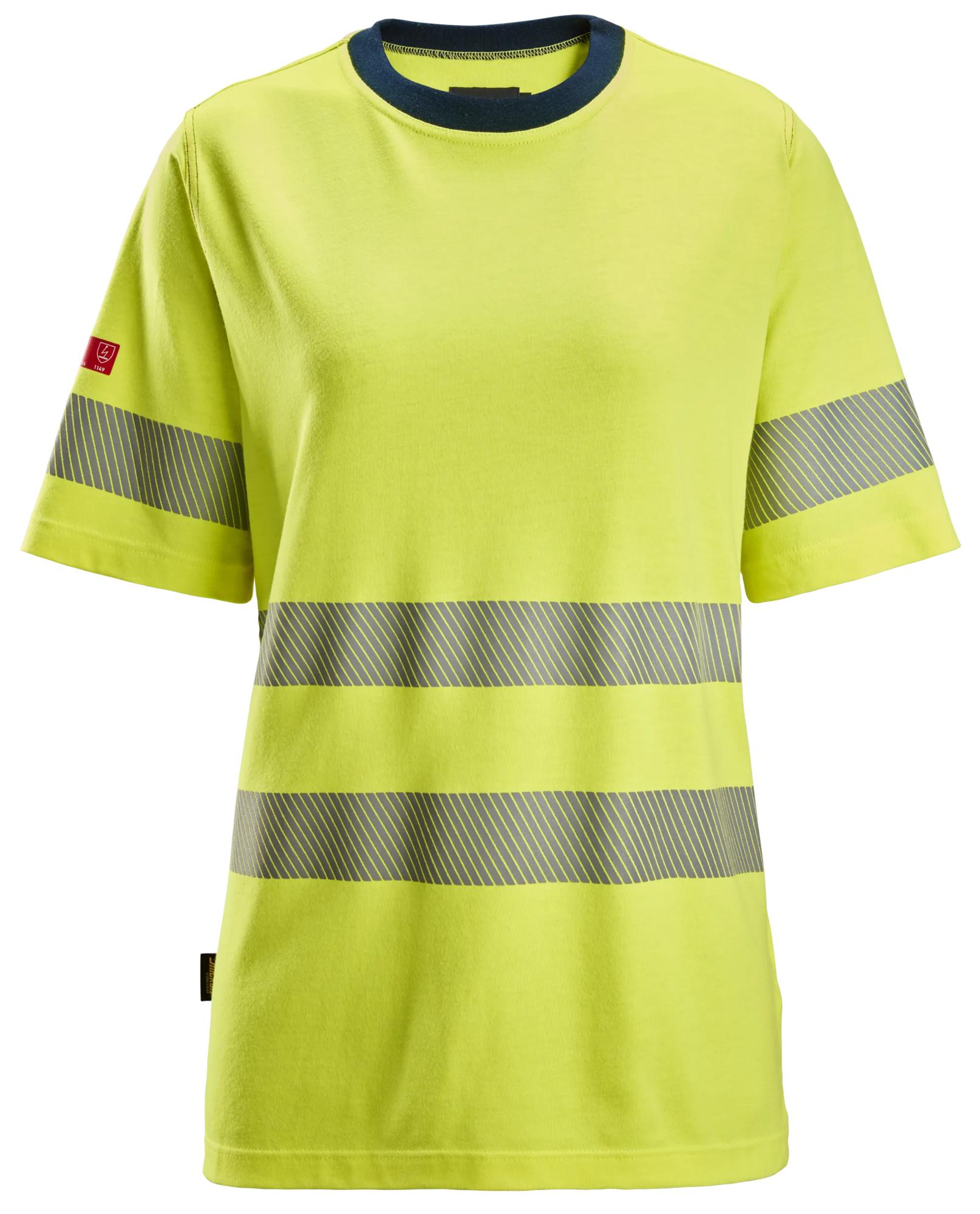 ProtecWork, kortærmet T-shirt til kvinder, High-Vis klasse 2