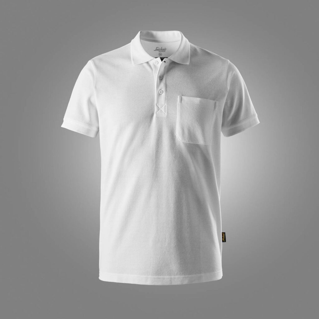 Klassisk poloshirt med lomme