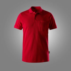 Klassisk poloshirt med lomme