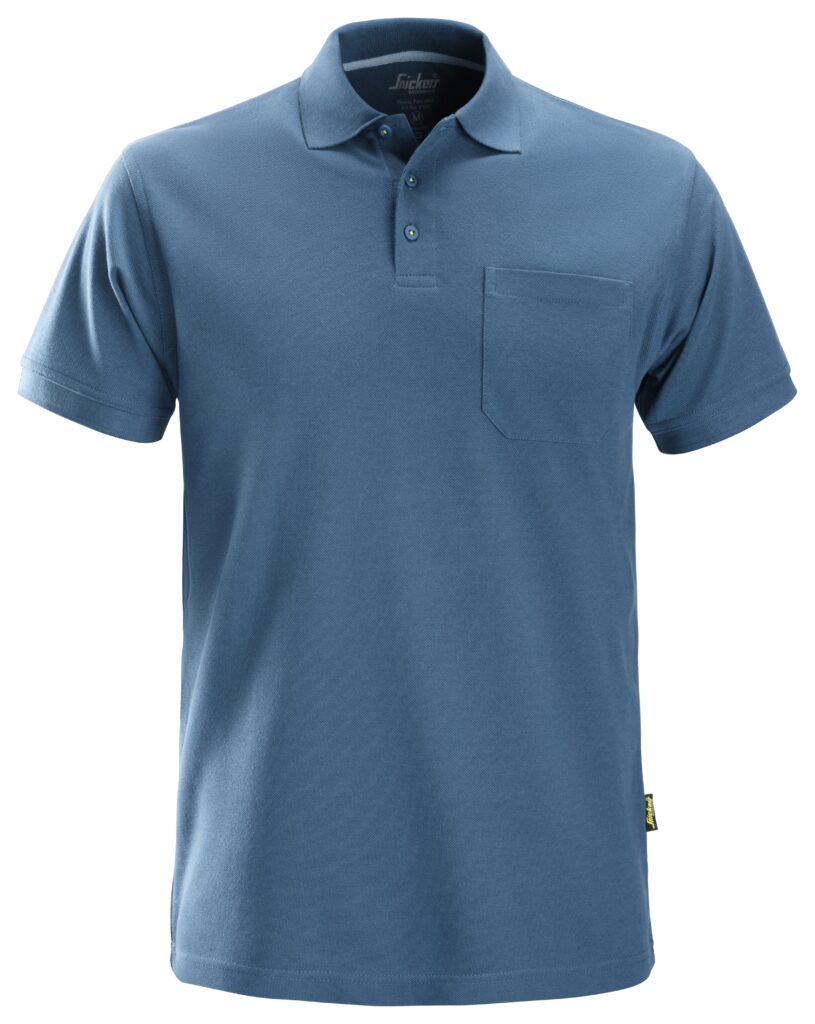 Klassisk poloshirt med lomme
