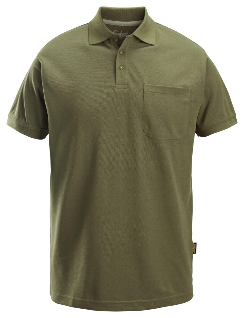 Klassisk poloshirt med lomme