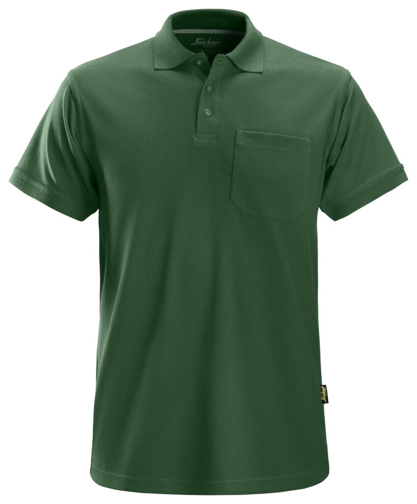 Klassisk poloshirt med lomme