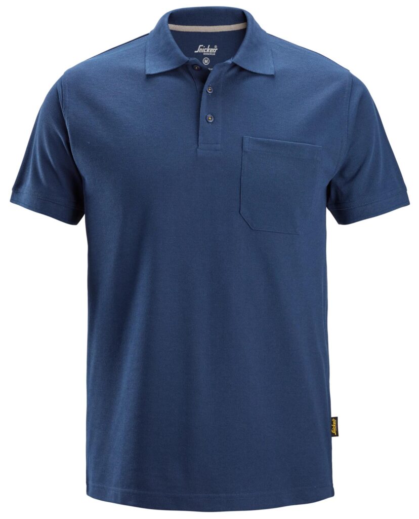 Klassisk poloshirt med lomme
