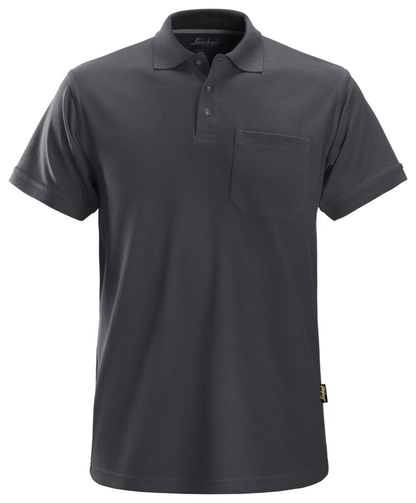 Klassisk poloshirt med lomme