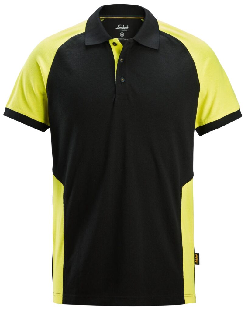 Tofarvet poloshirt