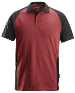 Tofarvet poloshirt