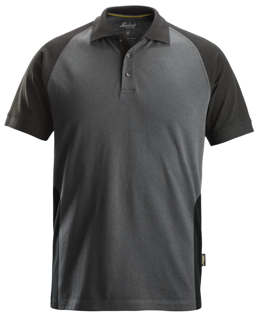 Tofarvet poloshirt