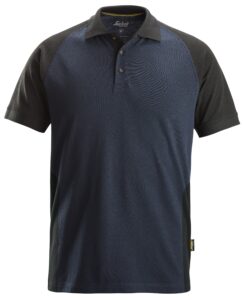 Tofarvet poloshirt