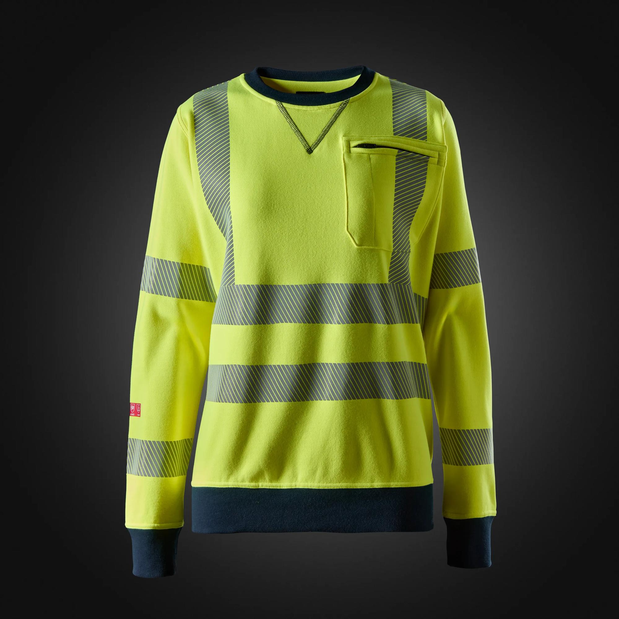 ProtecWork, damesweatshirt, High-Vis klasse 3/2