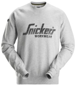 Sweatshirt med logo