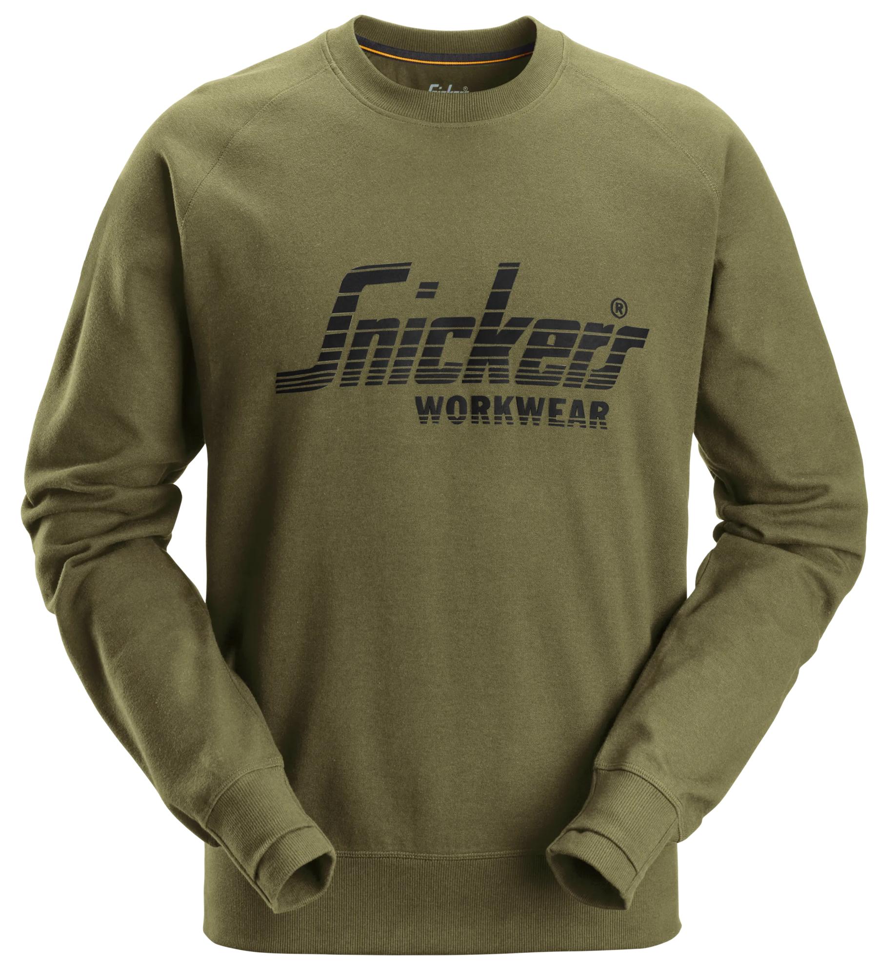 Sweatshirt med logo