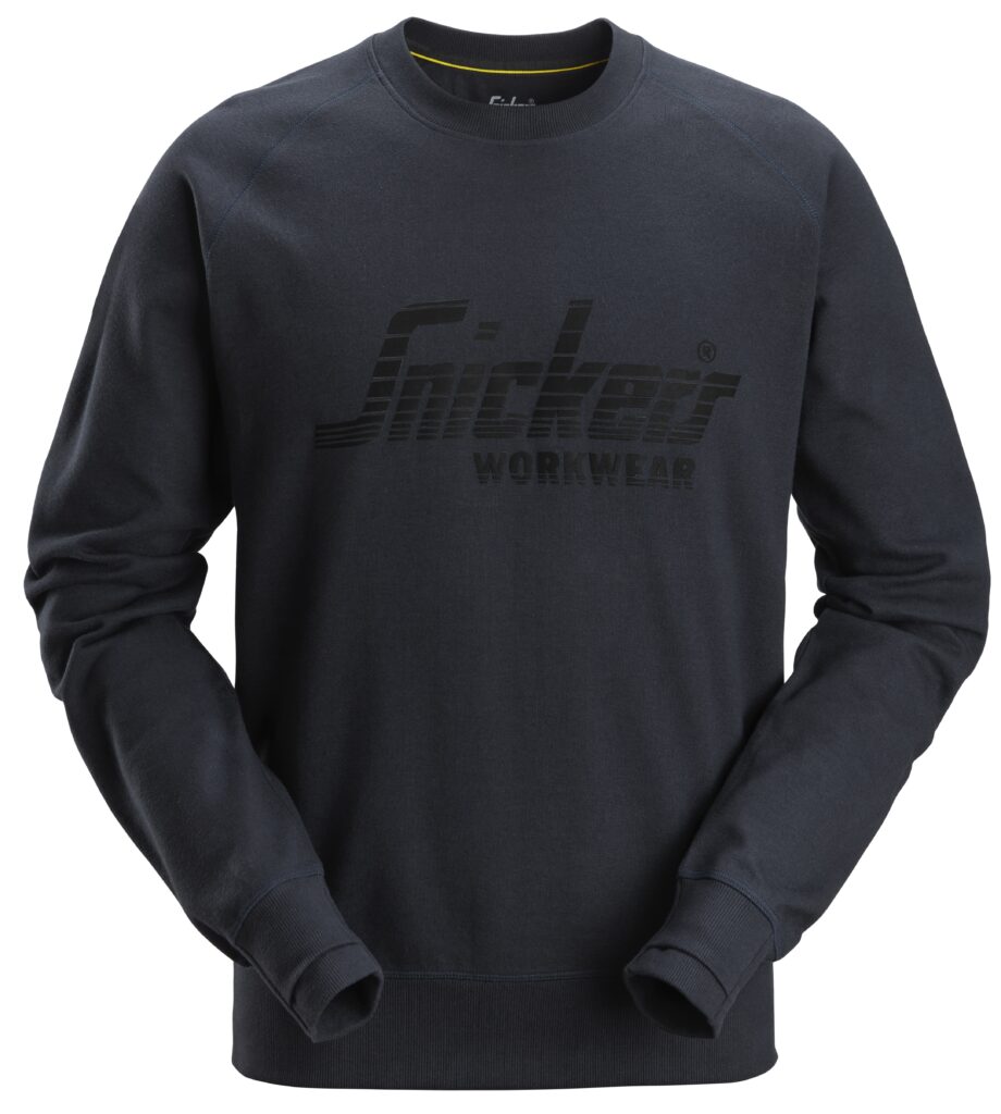 Sweatshirt med logo